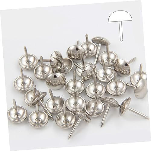 Clavos de latón 100 piezas 16x20MM Cabeza grande estilo antiguo miniatura 2