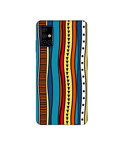 Image of Amazon Brand - Solimo Back Cover for Samsung Galaxy M51 (Plastic Multicolor)