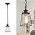Pendant Lights, Farmhouse Hanging Light Fixtures with Seeded Glass Shade, Brown Pendant Lighting Kitchen Island for Foyer, Hallway, Entryway