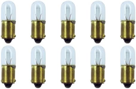 CEC Industries #1889 Bulbs, 14 V, 3.78 W, BA9s Base, T-3.25 shape (Box of 10)