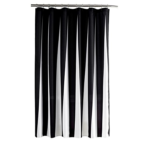 Black And White Striped Shower Curtain Amazon Com