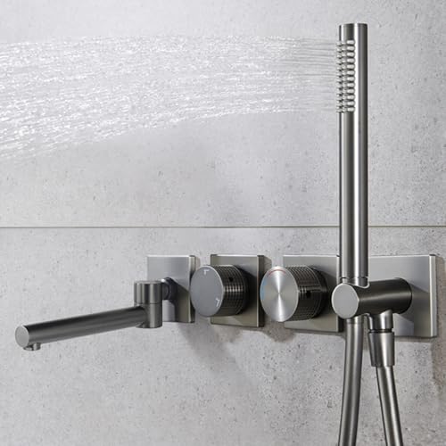 Mitigeur de bain-douche chromé pour remplacer un robinet fuyant
