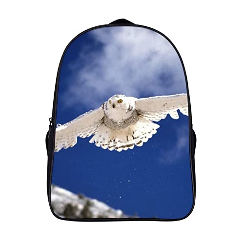 Sac à dos d'école harfang des neiges 40x28x16cm pour élève