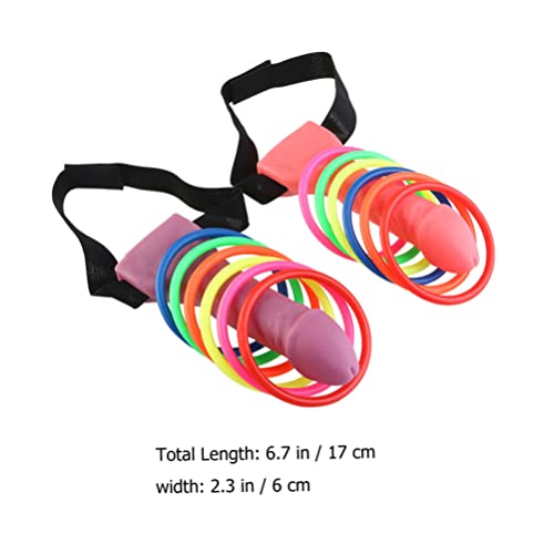 Toddmomy 2 Set Hens Ring Toss Game Kit Bachelorette Party Favor Girls Night Out Party Games Ring Toss Hoopla Games For Bachelorette Party Swimming Pool Favor Bridal Shower Supplies #TOP1