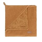 Baby's Only - Wikkeldeken - Omslagdoek baby Sense - Teddy voering - Caramel - 75x75 cm - Geschikt voor drie- en vijfpuntsgordel