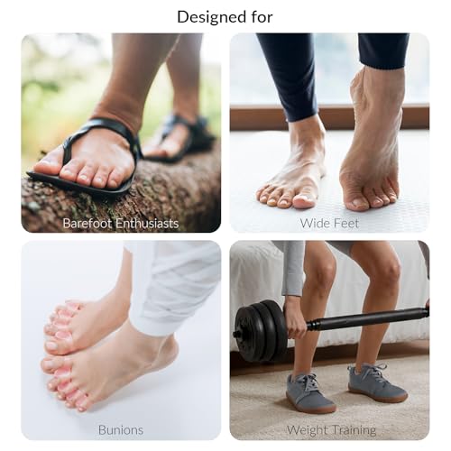 mysoft Women’s Wide Toe Box Barefoot Shoes –Zero Drop Minimalist Sneakers with Removable Insole for Bunions, Walking & Training3