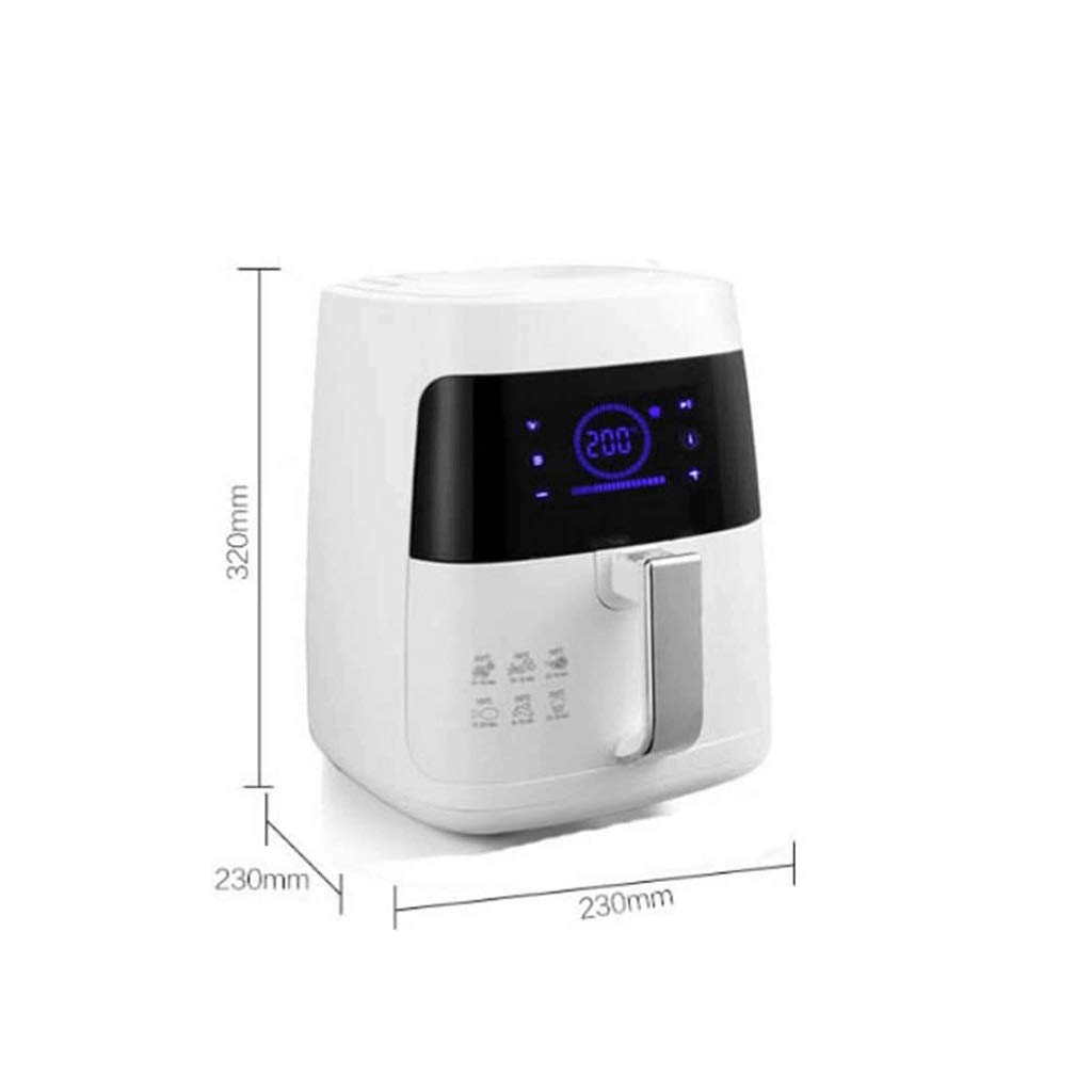 Friggitrice ad Aria, 2,5 l, friggitrice ad Aria Calda elettrica da 1400 Watt, Forno e fornello Senza Olio per arrostire, Touchscreen Digitale a LED, Giorno della commemorazione Beauty Comes
