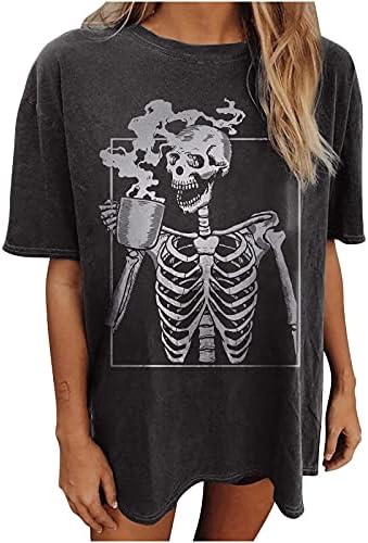 Vintage Shirts for Women Cute Graphic Tee Spring Short Sleeve Tops Oversized Tshirts Teen Aesthetic Clothing