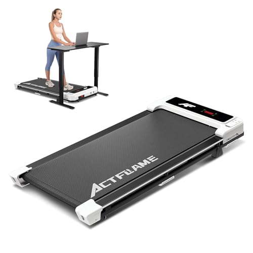 ChaCool Cinta de Correr Eléctrica para Casa – Plegable, Silenciosa con Pantalla LED & Mando a Distancia, Equipo de Fitness con Función de Inclinación & Amortiguación (Blanco)