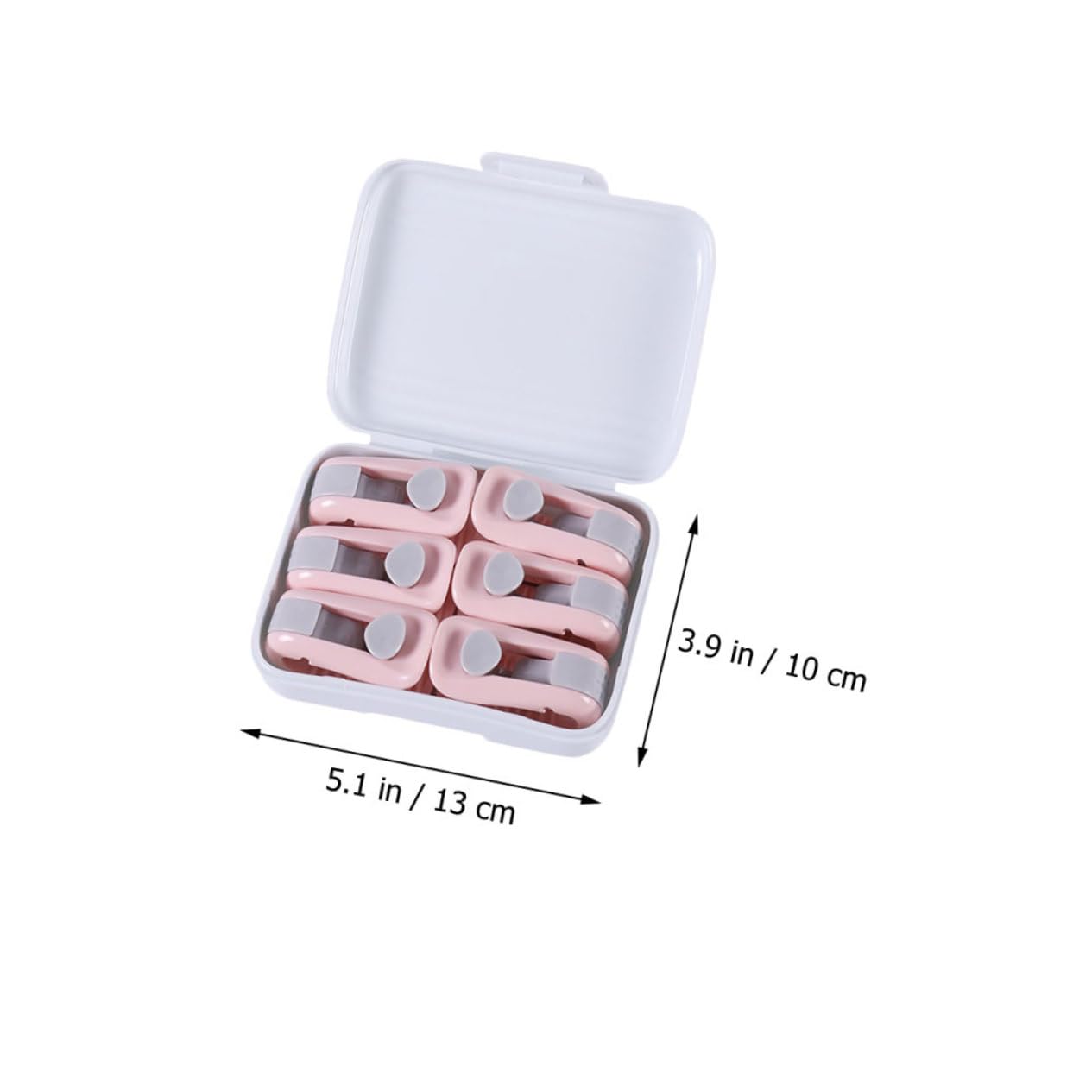 Happyyami 1set No Needle Quilt Fixing Clips Household Fasteners for Secure Quilt Stability to Prevent and Maintain Position 6pcs