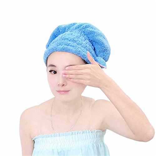 Preisvergleich Produktbild Mar8 Bademantel mit Schleife, aus Fleece, Blau