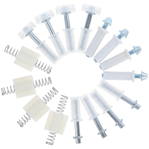 Set de Herrajes para Puertas Plegables de 16 Piezas con Riel Deslizante, Guía de Piso y Ensamble de Pivote para Mantenimiento del Hogar miniatura 1