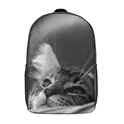 Sac d'école de mode 17 pouces chat - Le grand sac ado qui soulage le dos