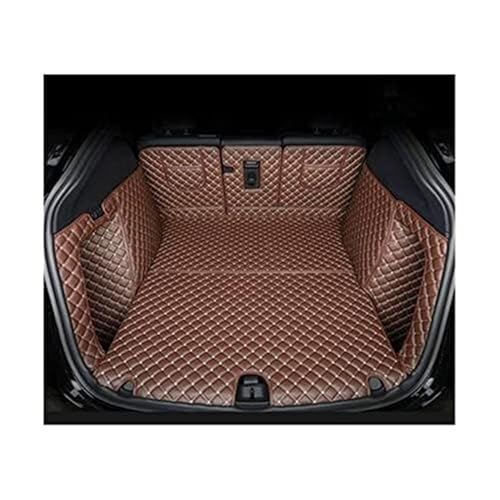 Tapis de coffre pour Tesla Model Y 2020-2022 doublure imperméable marron