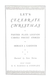 Hardcover Let's Celebrate Christmas Book