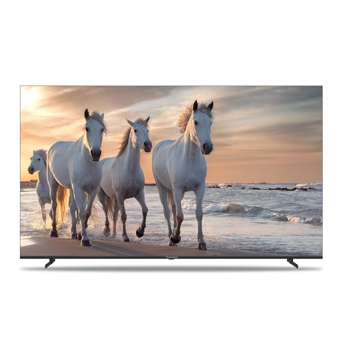 Thomson 75 Zoll (190 cm) 4K Ultra HD Smart Android TV, Google Assistant, Wi-Fi, Dolby Digital, Bluetooth, Triple-Tuner (Kabel - Satellit - Antenne), HDMI, CI Plus, A Plus Panel – 75UA5S13