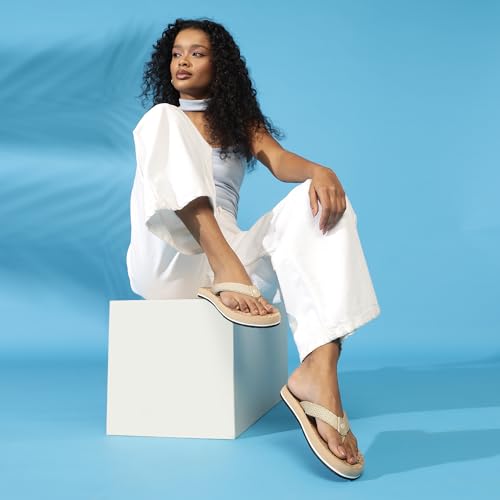 Image of GLEE Women Orthopedic Slippers Comfortable Slides Flip Flops | Lightweight Anti Slip Sliders for Indoor Outdoor Casual Daily Wear