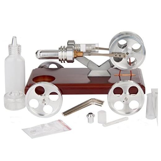 Sunnytech Hot Air Stirling Engine Education Toy Electricity Power (XC01)