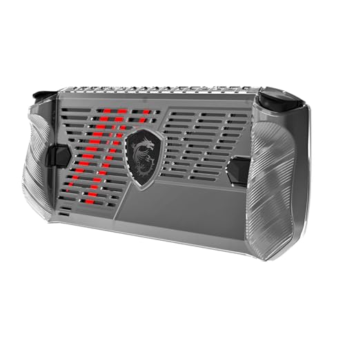 Msi Claw �p �P�[�X �J�o�[�yYANMONGI�z �N���A ���� �ی�J�o�[ TPU�f�� ���ϖh�~ �ϏՌ� �����h�~ �h�� �h�o �w��h�~ �L�Y�h�~ �S�ʕی� MSI Claw 8 �Ή� (�u���b�N)