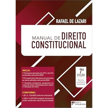 Capa do livro Manual de Direito Constitucional
