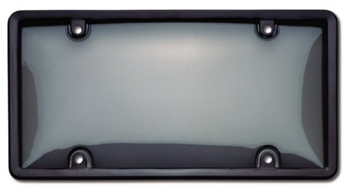 Cruiser Accessories 60520 Combo License Plate Shield/Cover, Black/Smoke - //coolthings.us