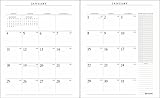 AT-A-GLANCE 2014 Monthly Planner Refill, 9 x 11 inches, Black, Ruled