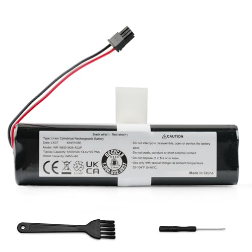 Upgraded 6500mAh Replacement Battery Compatible with Eufy RoboVac X8, RoboVac X8 T226X, RoboVac X8 Hybrid White, RoboVac X8 Pro, RoboVac X8 Pro SES Robot Vacuum Part Number PA61 by REYTRIC - Used condition - US$20.84