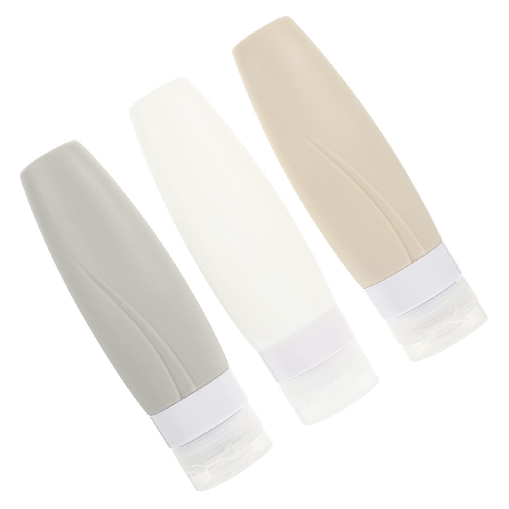 FOMIYES 9 Pz Bottiglia Di Lozione in Silicone Ricaricabile Vuoto Piccola Bottiglia Da Viaggio Sacchetti Di Plastica Per Il Trucco Flacone Cosmetico Viaggiare Gel Di Silice Conservazione