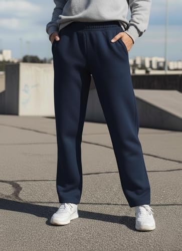 Image of Mack Jonney Women's Solid Fleece Track Pants | Warm & Durable Casual Lowers | Trendy Lowers-M5306