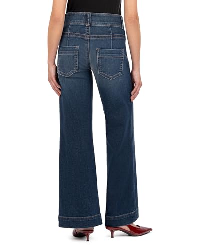 KUT from the Kloth Women's Meg High-Rise Over Size Wide Stitch in Decisive2