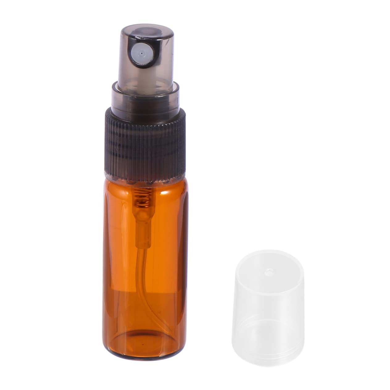 minkissy 30piezas Botellas Spray De Vidrio Color Marrón Para Perfume y Cuidado Piel Diseño Compacto y Reutilizable
