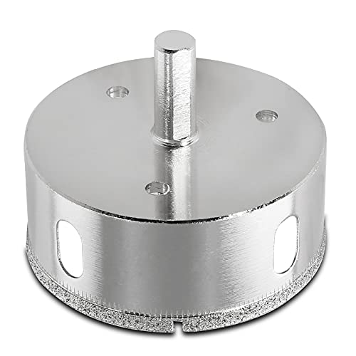 Image of Luomorgo 70mm /2 3 /4 inch Diamond Hole Saw | 1.1 inch Cutting Depth, For Glass Ceramic Marble, For Porcelain Tile Granite, For Quartz Gemstone