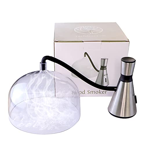 Leafideas Smoker Gun With Dome Lid And Wood Chips - Portable Infuser For Food And Cocktails - Perfect Smoker For Drinks Like Cocktail And Whiskey #TOP1