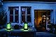 LEDVANCE SMART+ WIFI TABLE FRAME POWERBANK 20,3cm, dimmbares Windlicht, Aluminium-Gehäuse, Akku und Powerbank-Funktion integriert, RGB-Farbsteuerung, 5 W, 270 Lumen, warmweiß 3000 K, IP 44