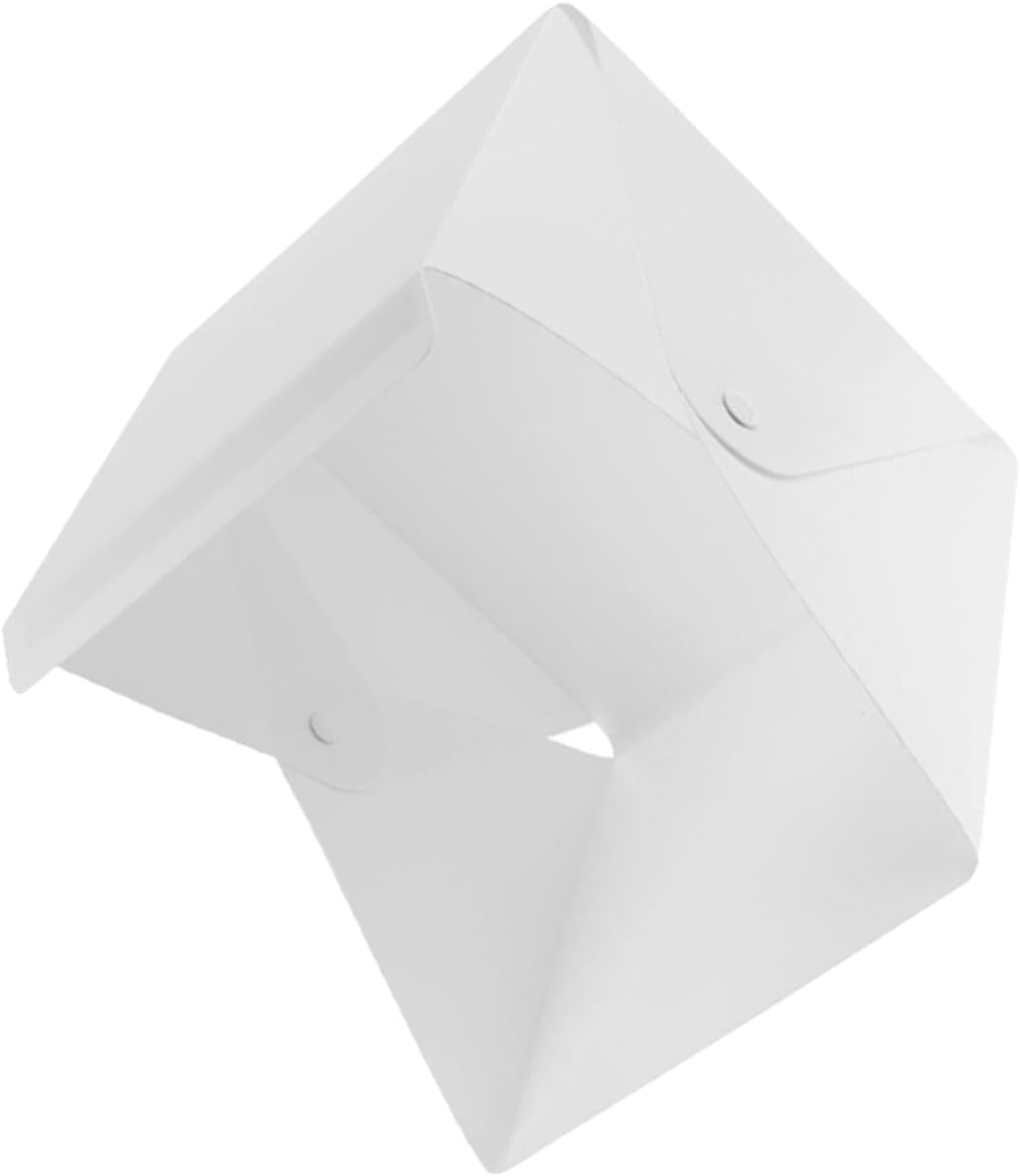 Kichvoe 20cm Small Folding LED Light Box Portable Photo Studio Tent Mini Photography Backdrop Light Box for Product Display and Shooting