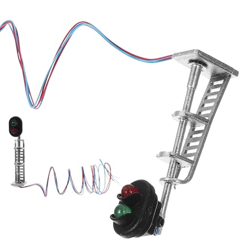 MUSISALY Mini Traffic Light Model for DIY Projects Realistic Garden Decor for Sand Table Layouts Creative Micro Landscape Signal Prop Gardening Enthusiasts