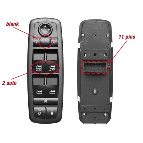 Commande lève vitre Chrysler 300 2012 2015 2018 conducteur 68231805AA
