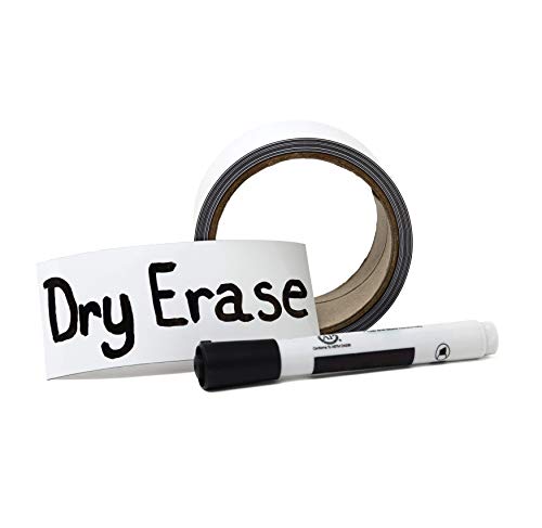 Sutter Signs Dry Erase Write On Magnet Roll 2-Inch Wide By 10-Feet Long | Reusable, Customizable Labels And Signage For Office, Shop, And School #TOP5