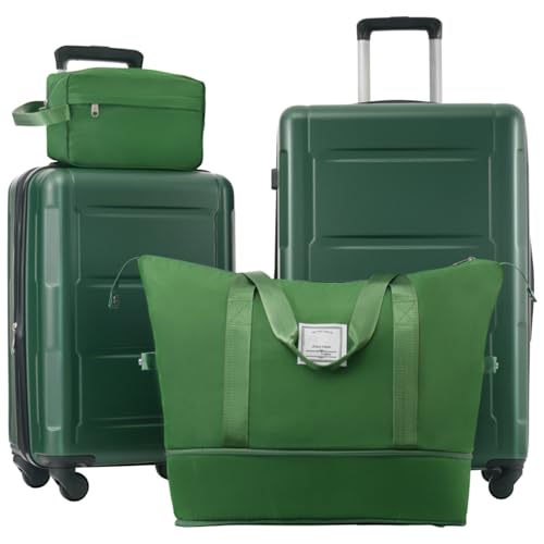 2 Piece Luggage Set With Expanable Spinner Wheels