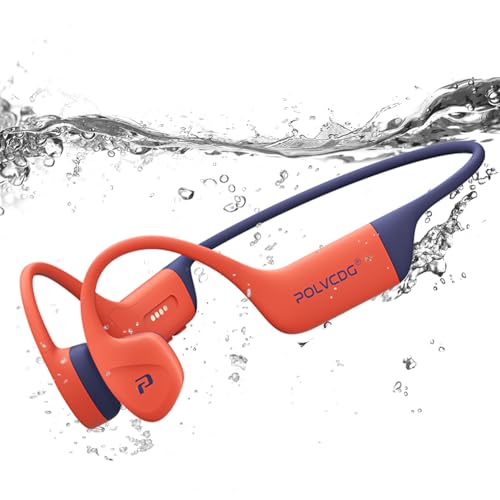 POLVCDG Bone Conduction Headphones,IPX8 Waterproof Swimming Headphones,32GB Memory Open Ear...