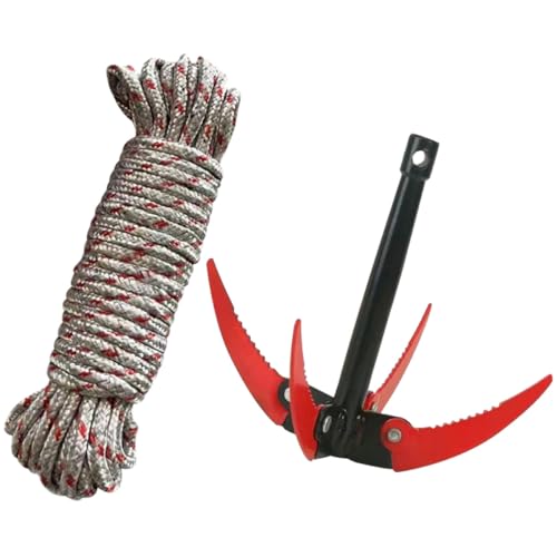 Outanaya Râteau à Main Pliable en Acier Inoxydable Dents Coupantes, Outil Professionnel pour Enlever Les Herbes Aquatiques, pour Bassin et Entretien de Jardin, Usage Couleur Aléatoire