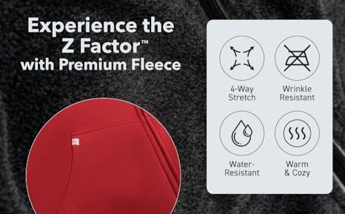 Peelz Jamie Polar Fleece Jacket for Men & Women - Full Zip Unisex Long Sleeve, Soft Fabric & 2 Pockets, Comfort Fit4