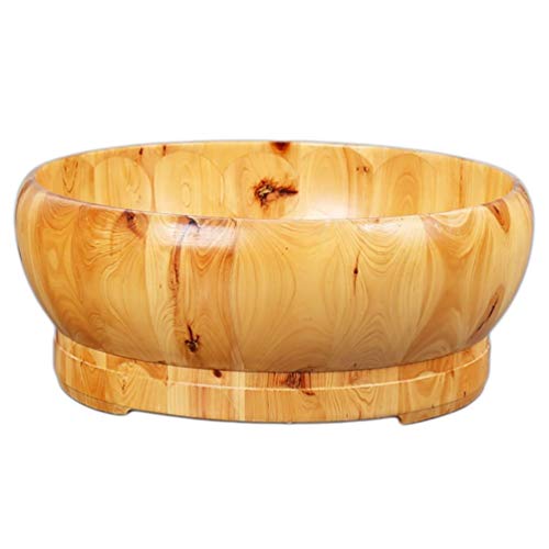 Spa de pies con barril de madera para adultos