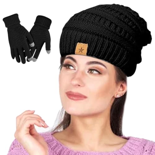 Gorro y guantes a prueba de viento para camping y montaña