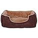 lionto Letto cani cuscino cani cuscino reversibile, (S) 50x37 cm, beige/marrone