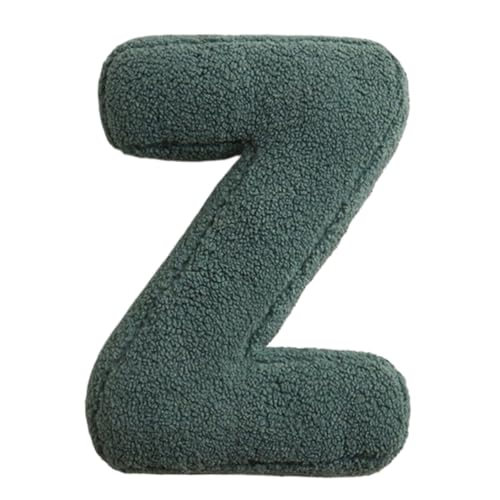 Almohadas de alfabetos ingleses con estampado de letras, cojines de felpa de fácil cuidado para el hogar, cojines lavables