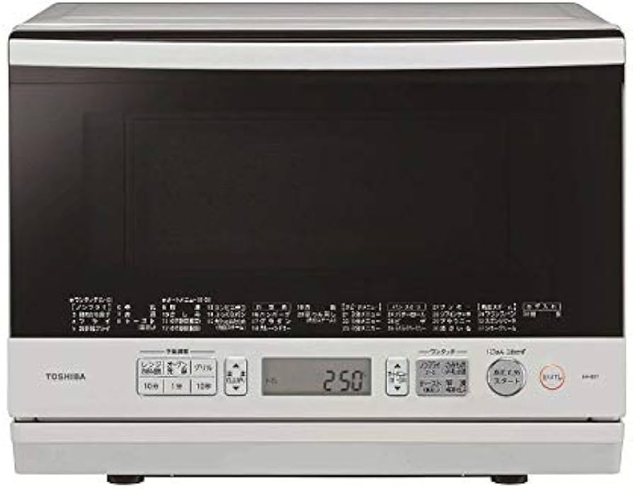 TOSHIBA 東芝 電子レンジ オーブン 石窯ドーム ER-RD7 ホワイト Amazon.co.jp: 東芝 簡易スチームオーブンレンジ 26L グラン