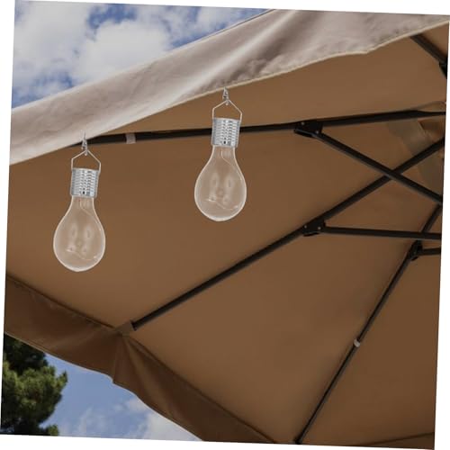 Lámparas colgantes solar de cobre con luz giratoria transparente LED 5