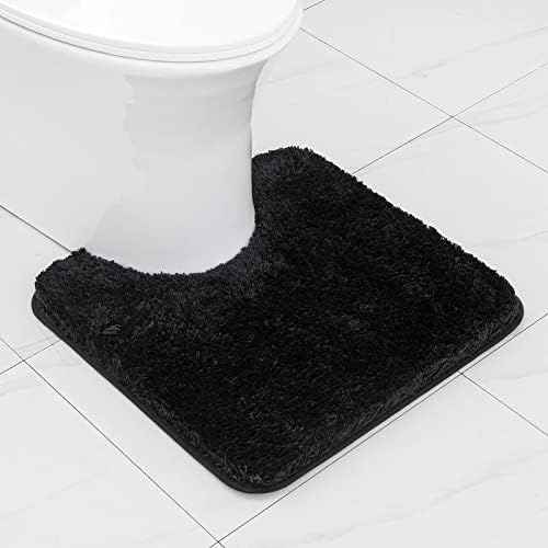 MIULEE Bath Mat Non Slip Absorbent Bathroom Soft luxurious Shower Small Mat Doormat Inside Rugs Kitchen Rugs Carpet Mat Washable for Bathroom Bedroom Kitchen Entrance 40x60 cm Blue Green
