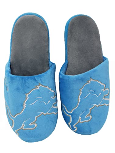 FOCO Detroit Lions Mens Slip On Slippers Size Medium 9-10
